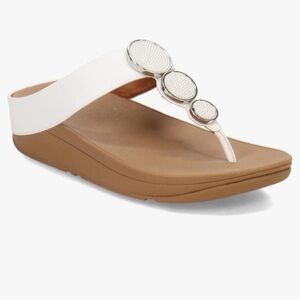 FitFlop Halo Beaded Circle Leather size 11